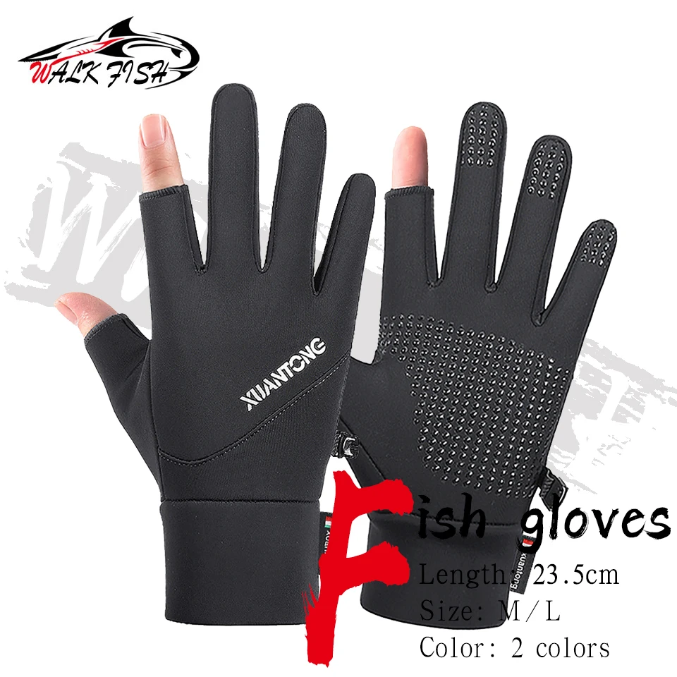 WALK FISH Guantes de Pesca Invierno Cálidos Antideslizantes - imagen 4