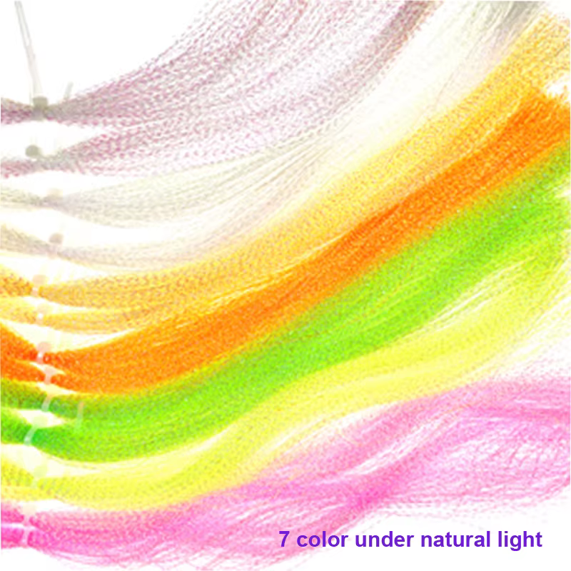 Muestra de colores fluorescentes disponibles