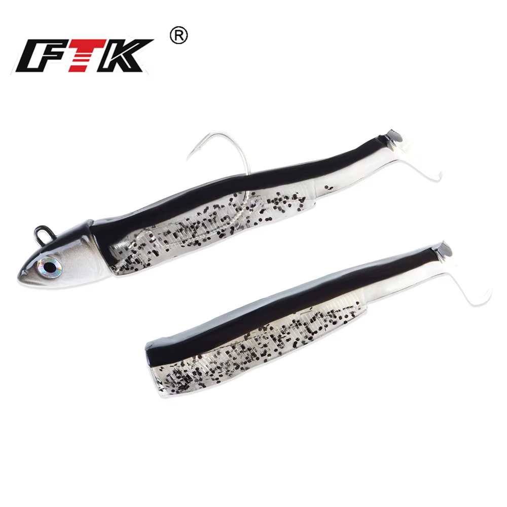 Jig Heads Minnow Negro – Peso 5g a 25g - imagen 3