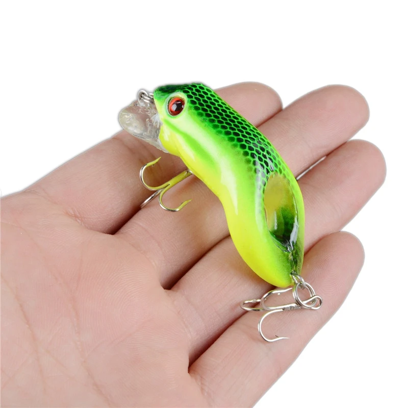 Wobblers Señuelo Rana Biónica Flotante – Crankbait Duro para Pesca - imagen 2