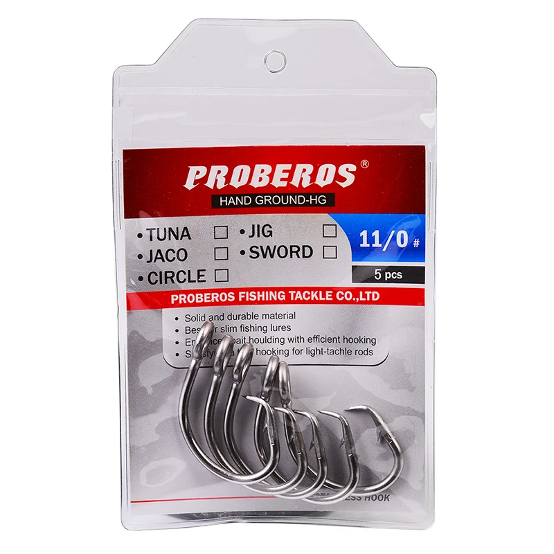 Anzuelos Circulares Proberos para Jigging – Acero Inoxidable - imagen 5