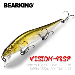 BEARKING Minnow Wobbler 9,8 cm – Señuelo profundizador 10g