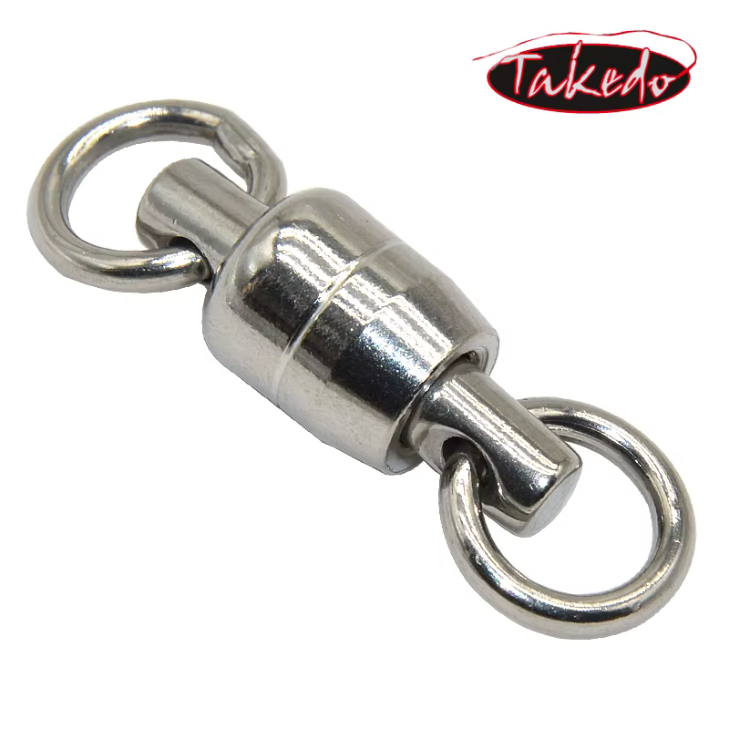 TAKEDO Giratorio Doble Rodamiento Acero Inoxidable 304 – 5.5mm para pesca - imagen 4