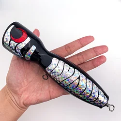 Popper de madera flotante Obsession WD105 para pesca en alta mar GT