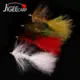 Jigeecarp Wooly Bugger con cabeza de cuentas de cristal streamer para trucha