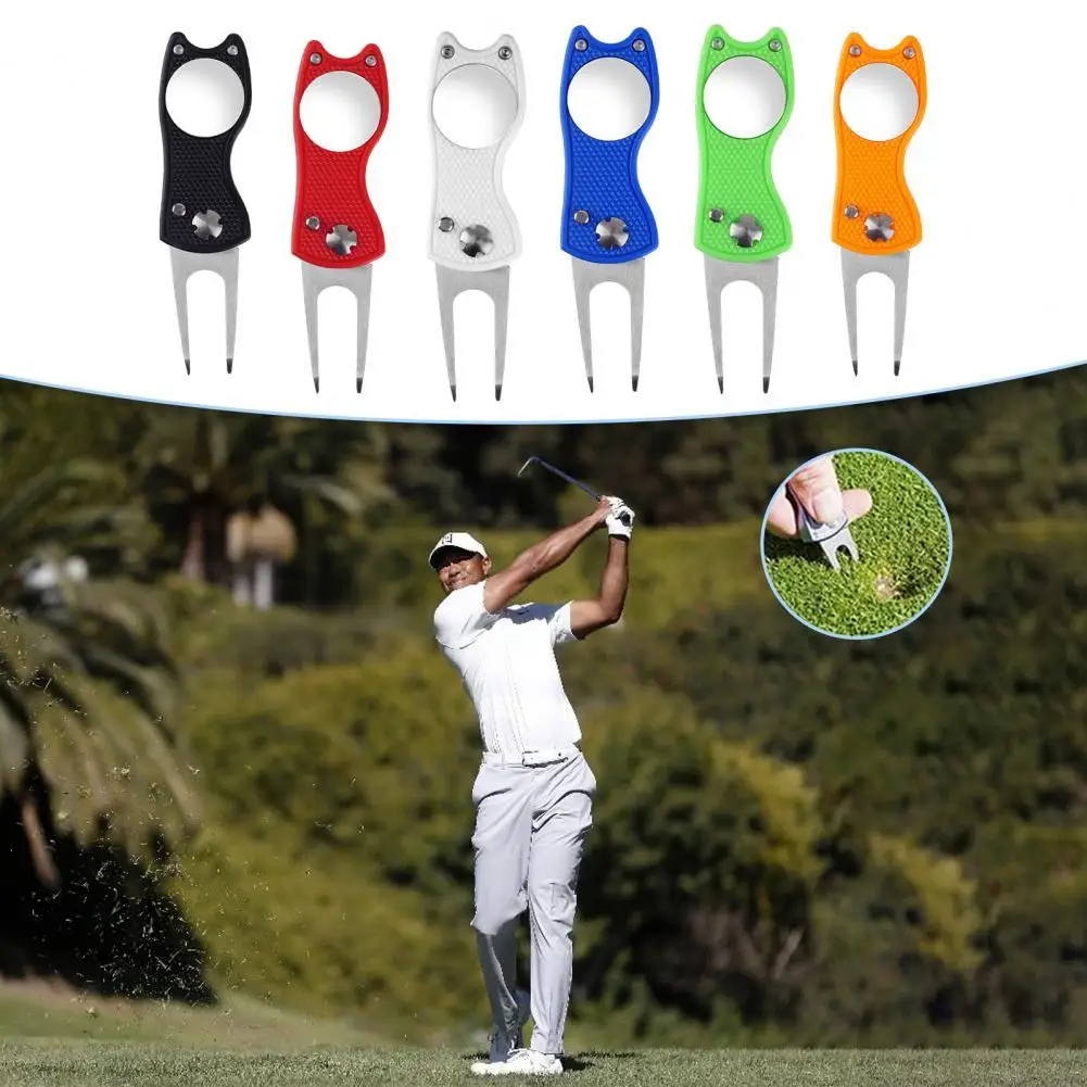 Herramienta divot de golf con marcador magnético