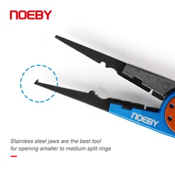NOEBY Alicates multifunción – Acero inoxidable para pesca en mar