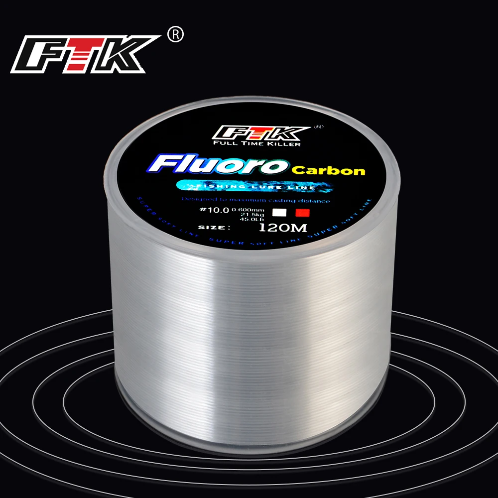 Sedal Fluorocarbono FTK 0,20mm-0,60mm – Libraje 7-45LB