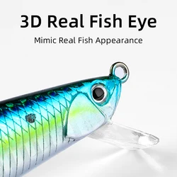 BEARKING PRO Señuelo duro flotante – wobbler minnow acción delgada