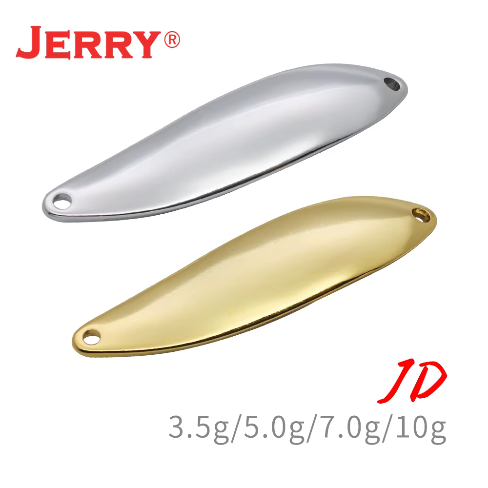Spinner Jerry JD 10g – Cuchara blanca para trucha y lucio - imagen 4