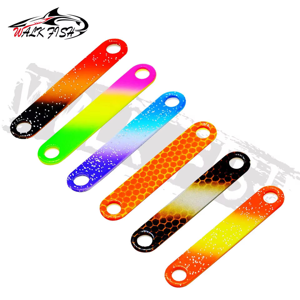 Walk Fish cuchara de pesca latón – señuelo metálico efectivo - imagen 5