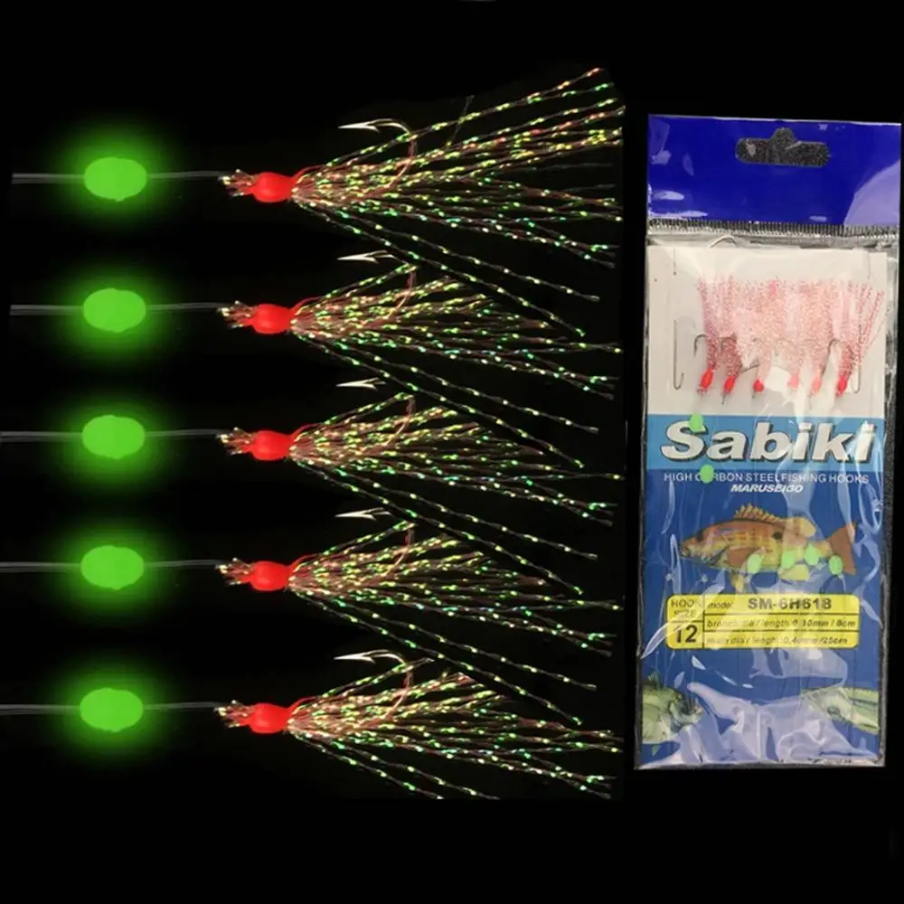 Sabiki de anzuelos de cuerda para pesca en mar: arenque y caballa - imagen 2
