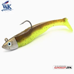 Kit de cebos blandos para lubina - 11 cm y 9 cm, cola oscilante