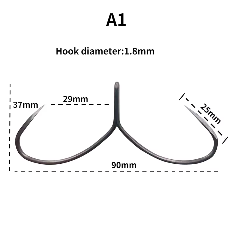 Anzuelos Jig Head Acero Inoxidable – Vástago largo mar