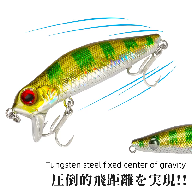 TSURINOYA DW71 Crankbait Flotante 64mm 6g – Lucio aguas poco profundas 0-30m - imagen 5