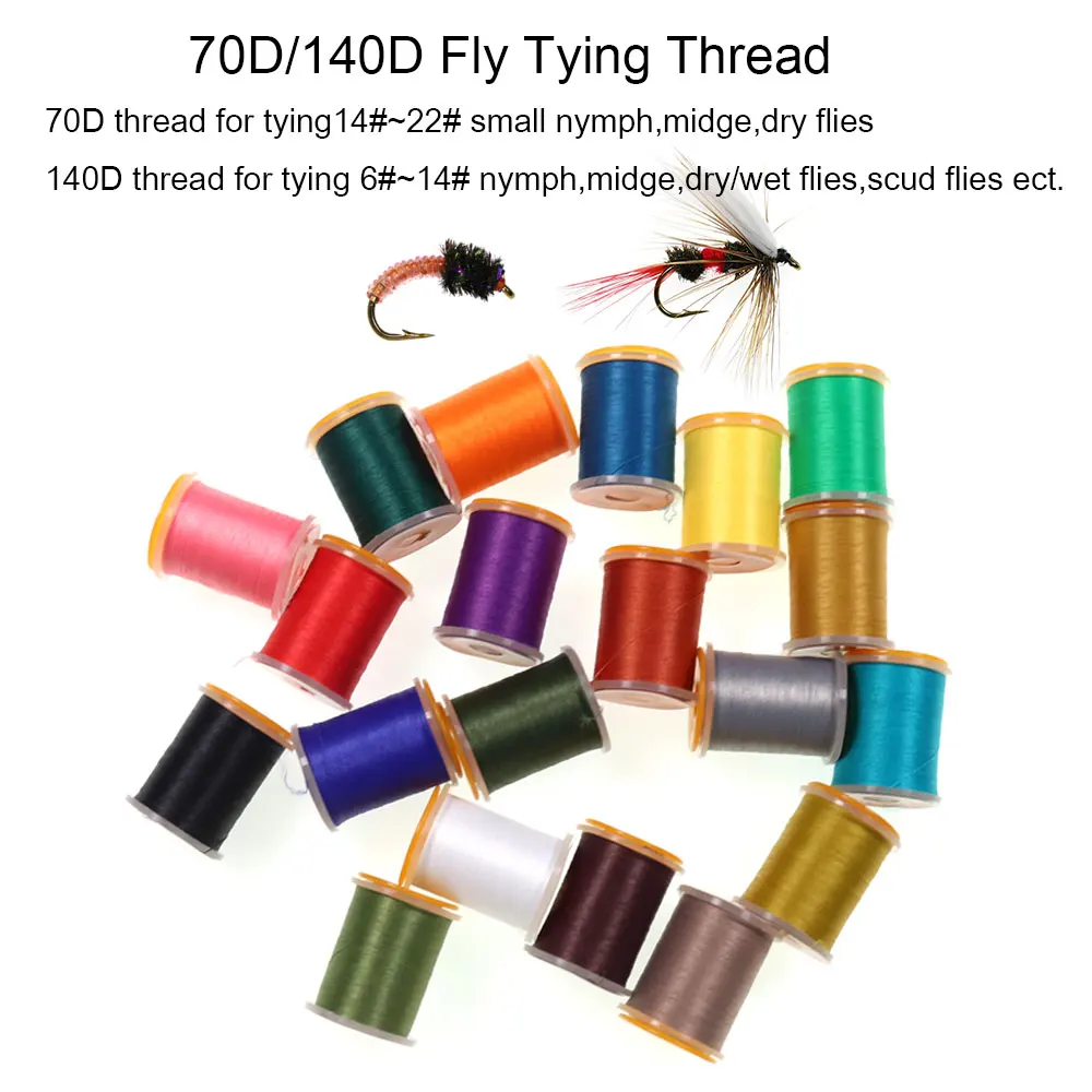 Sedal de nailon para trucha ICERIO 70D/140D – Material para atar vinilos - imagen 5