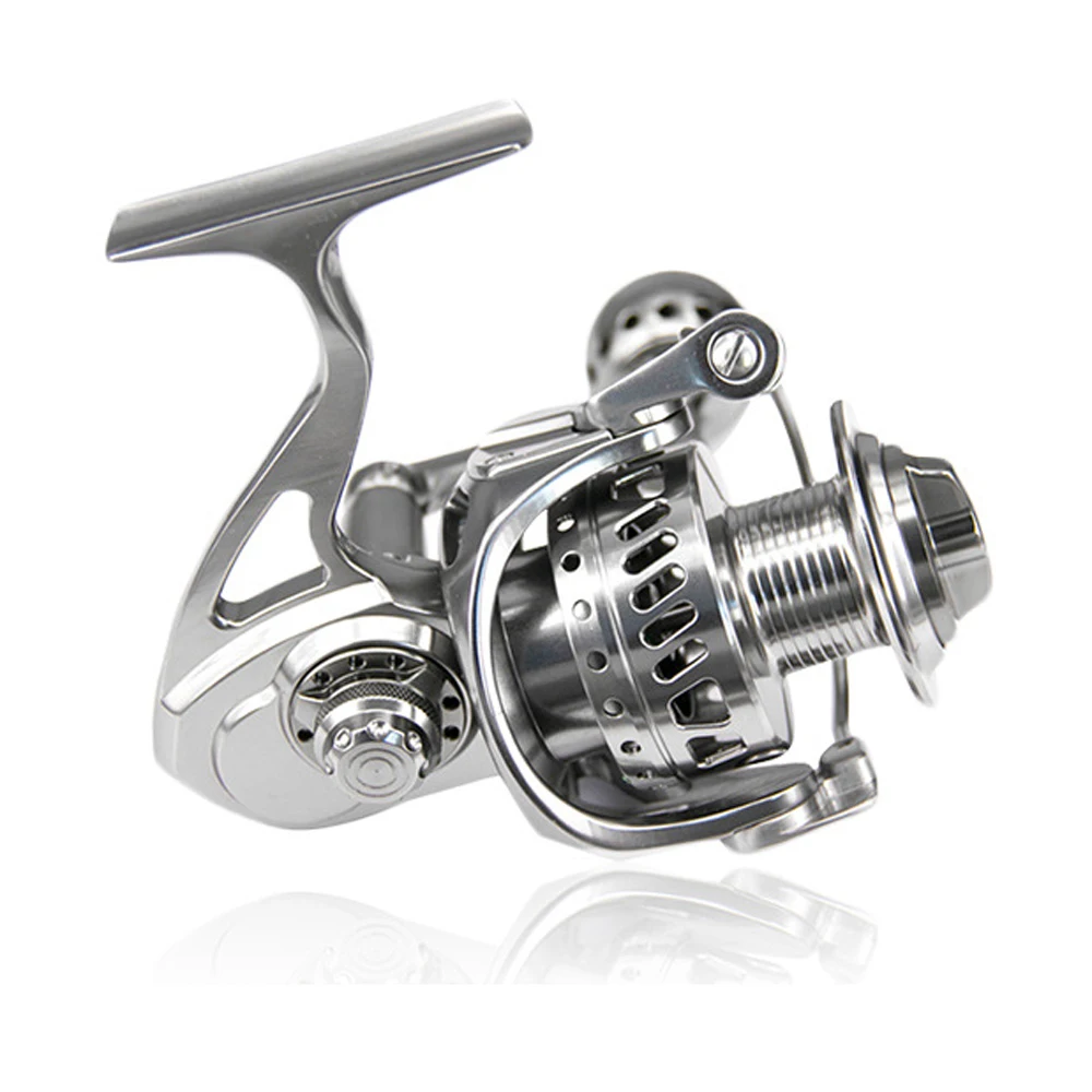 Carrete de pesca cuerpo completo inox con freno de carbono y CNC - imagen 4