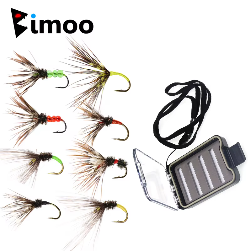 Bimoo #12 Moscas Tenkara Bronce para Trucha Arcoíris