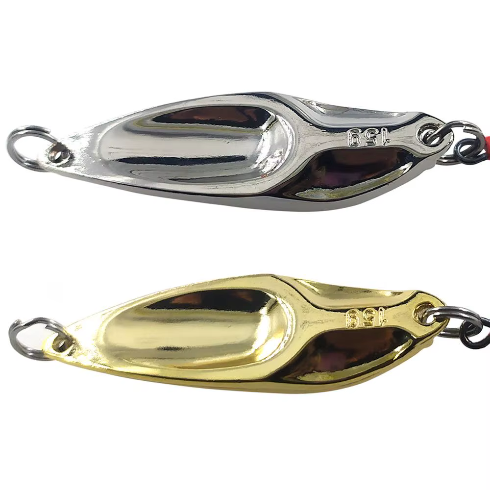 Cucharas Giratorias para Trucha y Lucio – Dorado y Plateado - imagen 2