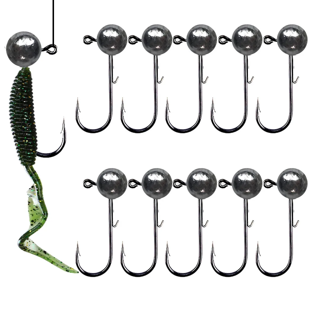 Jig head bola para vinilo - set de anzuelos plomados