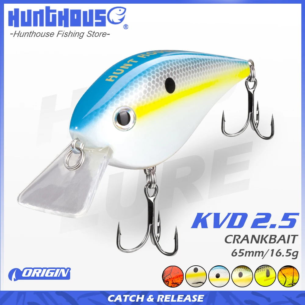 Hunt KVD 2.5 Squarebill – Señuelo flotante 65mm para lubina y trucha