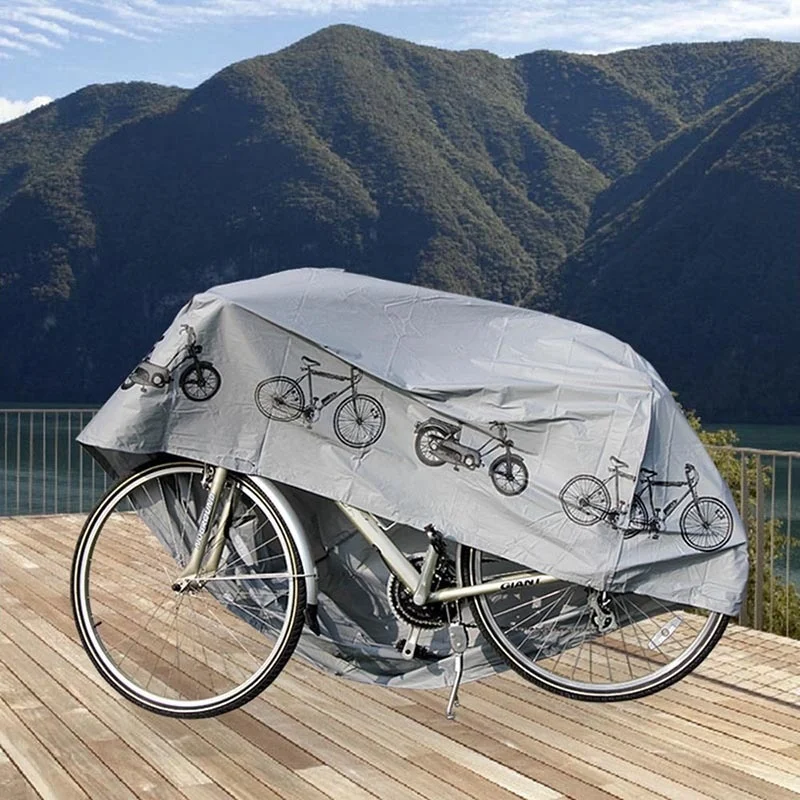 Cubierta protectora adaptada a diferentes tipos de bicicleta
