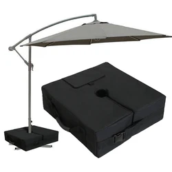 Base lastre para sombrilla de playa impermeable: cuadrada y redonda