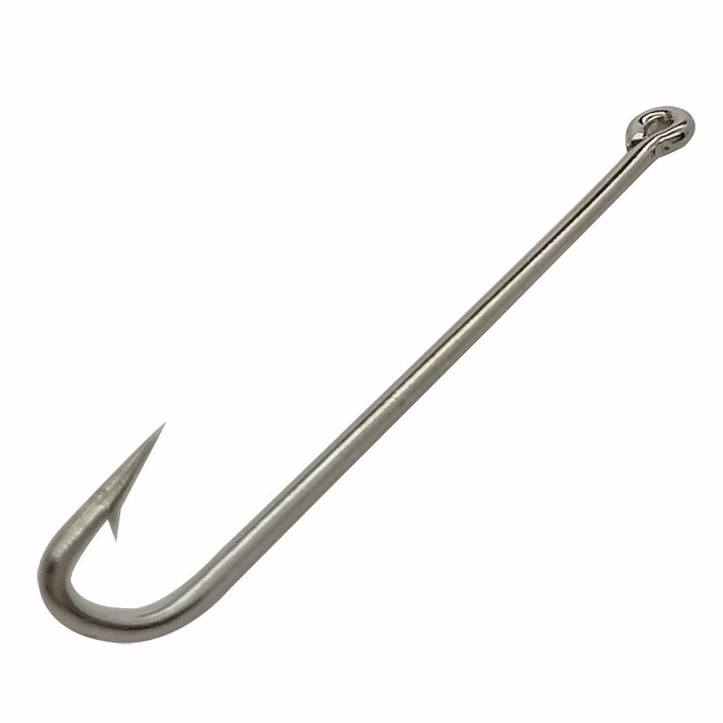 Anzuelos Circle Hook con púas – Vástago largo para tilapia - imagen 2