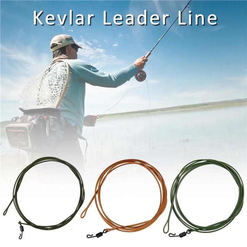 Líder de carpa 1 m - 80 lb