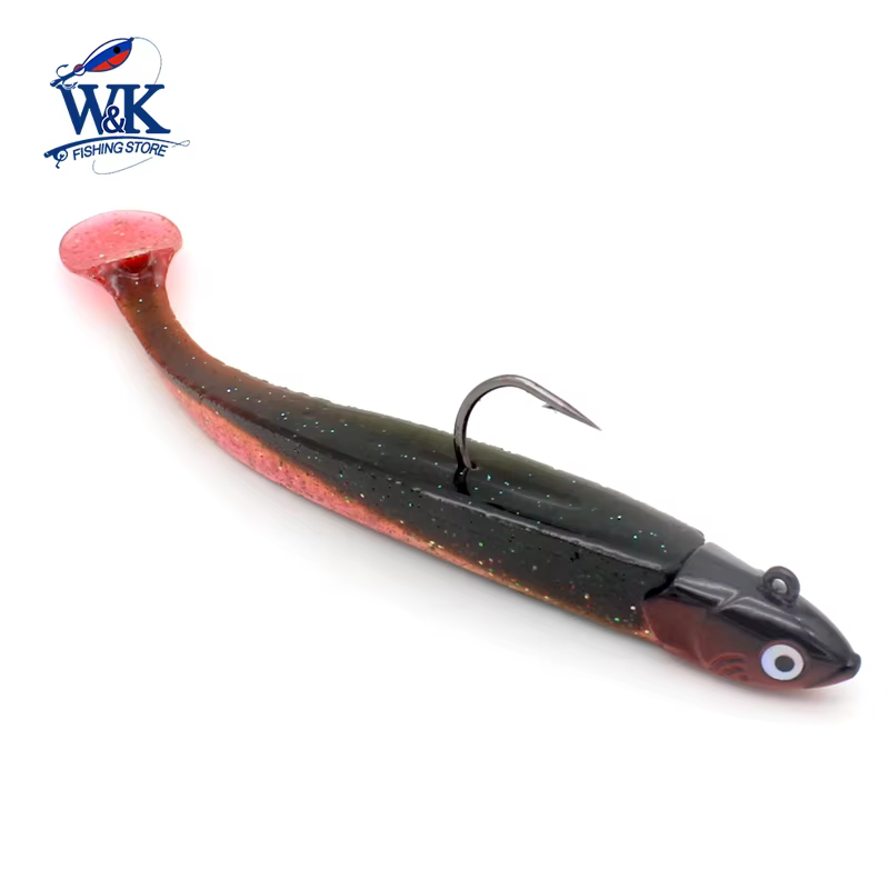 Señuelo suave Jig Head PVC colorido – Kit para pesca en barco