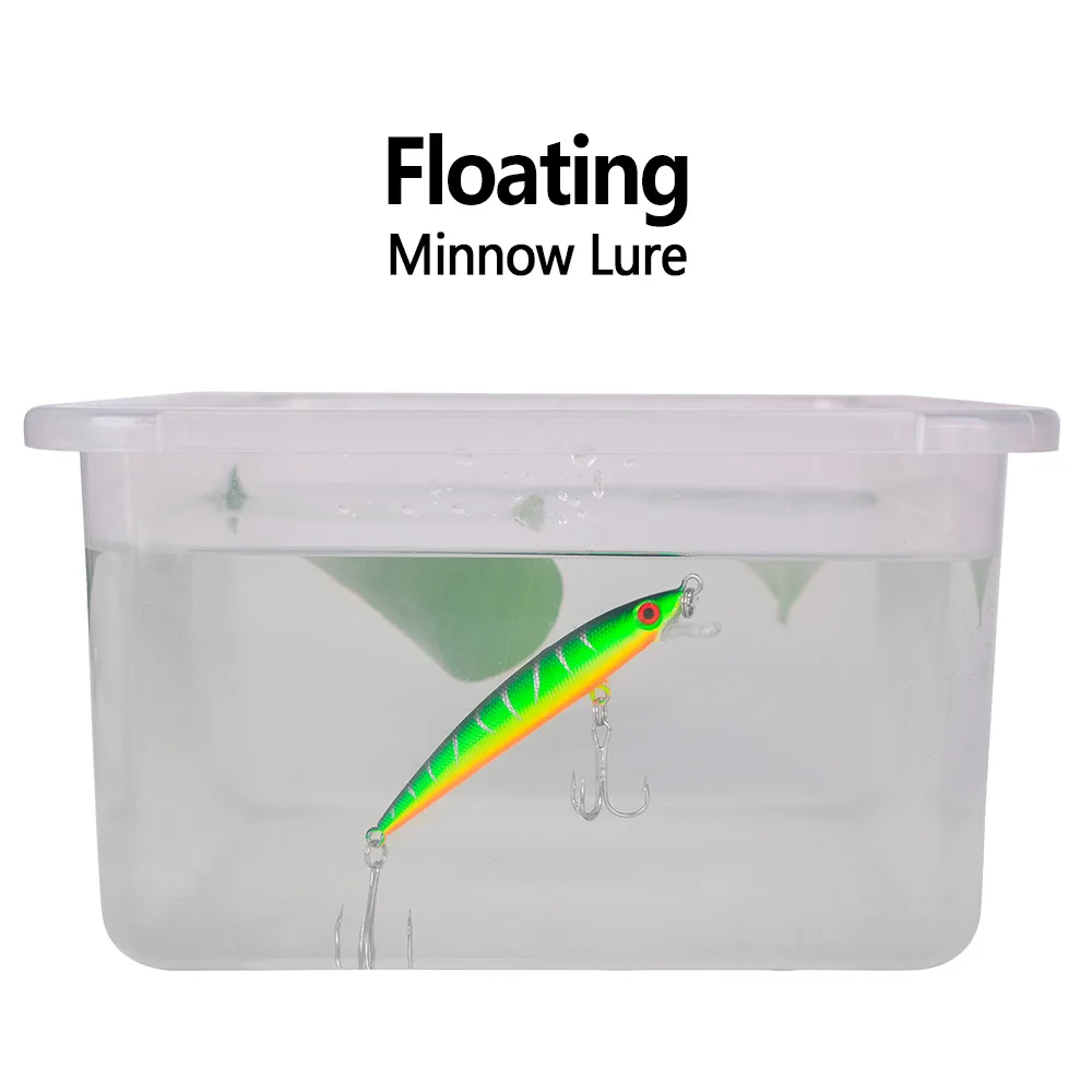 Señuelo crankbait flotante 9 cm 7 g con ojos 3D para lucio y trucha - imagen 5