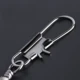 Conector giratorio de acero inoxidable con broche de seguridad Pin - imagen 3