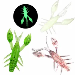 Señuelos Camarón Luminoso 70 mm – Silicona Pescar