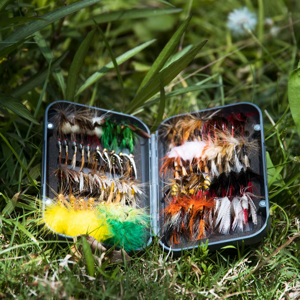 Goture Moscas de pesca - Trucha y salmón, seco ninfa streamer - imagen 4