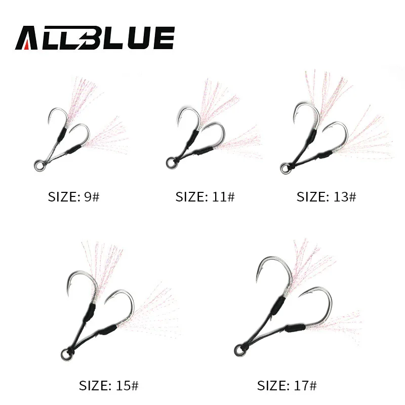 Anzuelos Jig Head ALLBLUE para vinilo