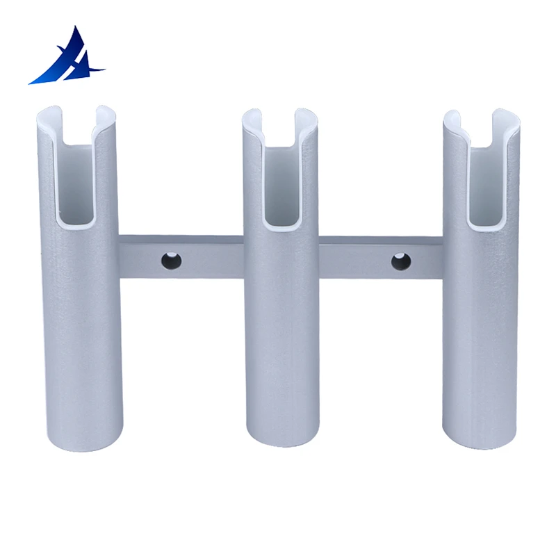 Soporte de caña de aluminio para barco – Estante de pared de 3 tubos - imagen 4
