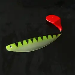 Señuelo swimbait cola de paleta para cebo de silicona gran carpa