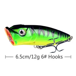 Wobbler 6,5 cm 12g – Señuelo artificial duro para lubina
