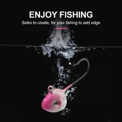 Anzuelos Jig Head ESFISHING – para vinilo de pesca deportiva
