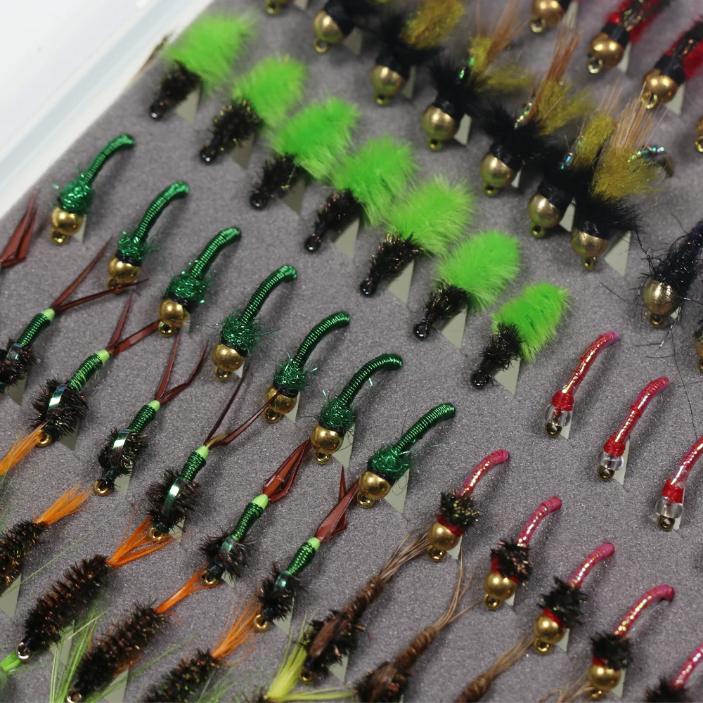 Bimoo Ninfas bead head para trucha – Señuelos pesca con mosca - imagen 3