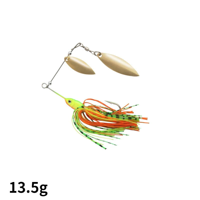 Spinnerbait metalico para lucio - Senuelo con swivel - imagen 2