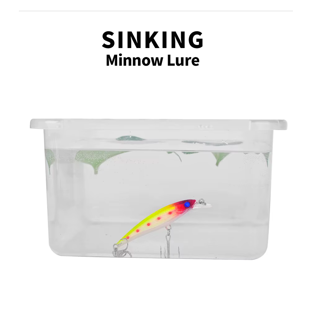 Señuelo Crankbait hundimiento lento 7,3g – Anzuelo triple - imagen 5