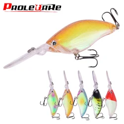 Wobblers grandes buceo rápido para lubina – Señuelos pesca manivela