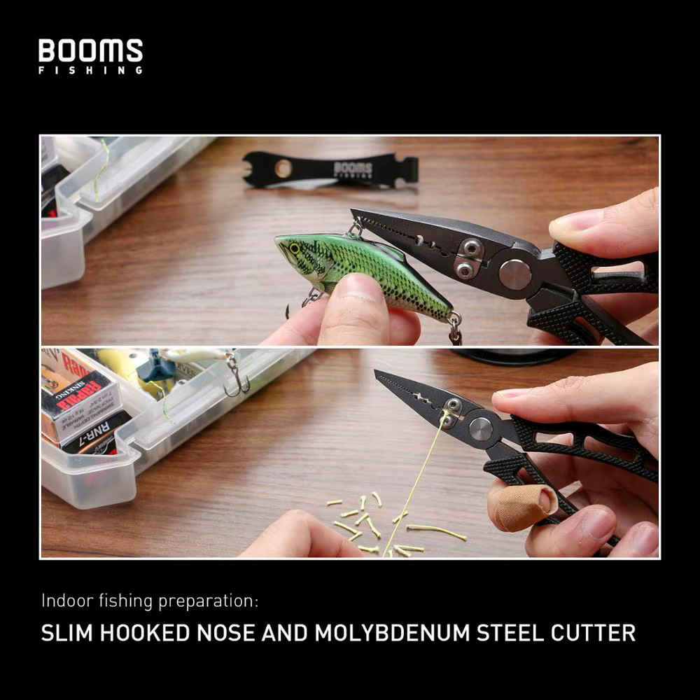 Alicates de acero inoxidable Booms Fishing F07 para pesca - imagen 5
