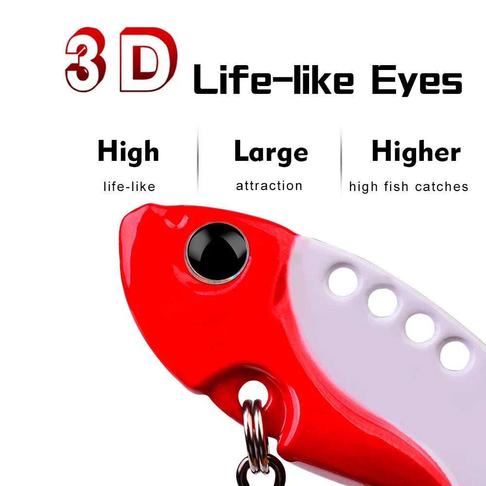 Señuelo VIB metálico 11g – Cebo duro equilibrador para pesca en hielo - imagen 3