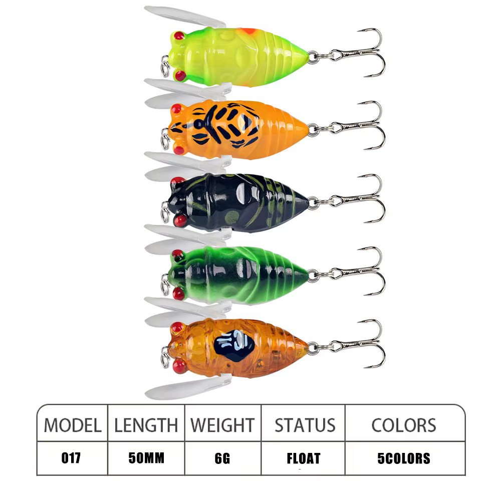 DHYJSFDC Señuelo Crankbait Topwater Minnow – Wobblers de pesca - imagen 3