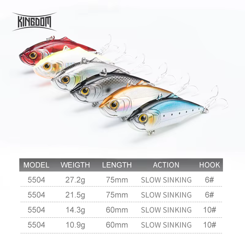 Kingdom Wobbler Swimbait Lucio Hundido Pesca Deportiva Artificial - imagen 3