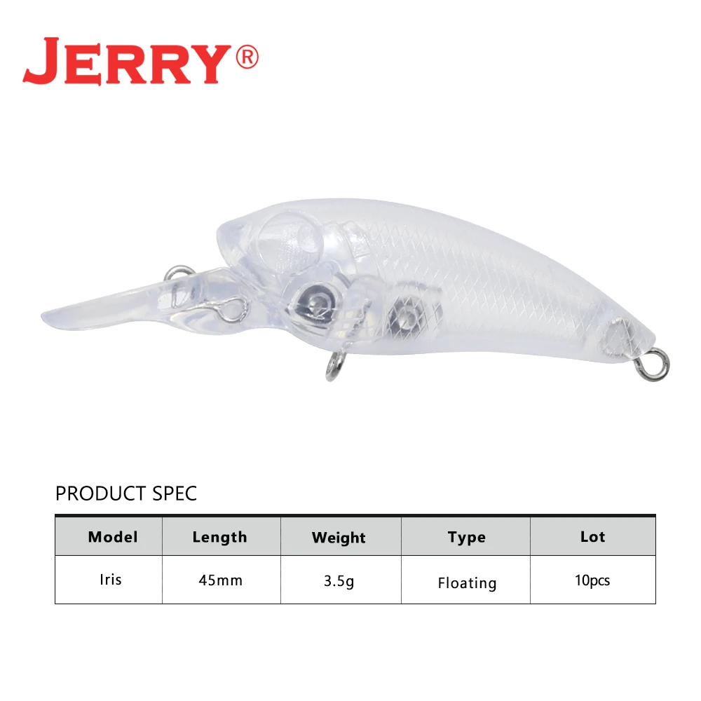 Jerry Iris Micro Wobbler giratorio – buceo para trucha y lubina - imagen 3