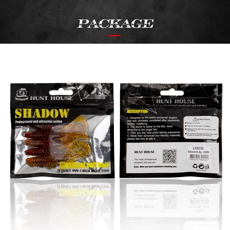 Hunthouse Rage Craw: señuelo de silicona Swimbait para lucio - imagen 5
