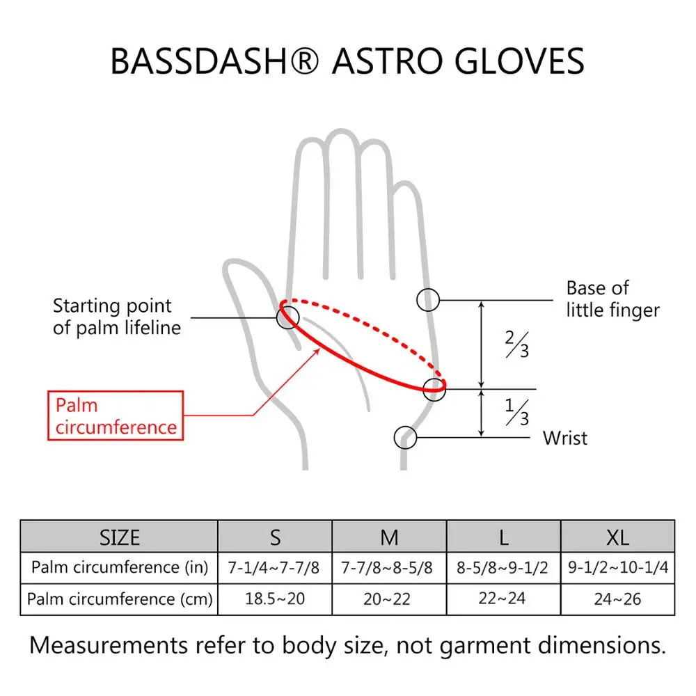 Bassdash Astro – Guantes sin dedos pescaAgarre alta resistencia - imagen 3